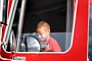 MADELYN P. HASTINGS | THE VINDICATOR..Andre Fabek, 4, of Liberty checks out the firetruck at the Austintown National Night Out in the Austintown Township Park on August 6, 2013. This is the first year Austintown participated in the National Night Out hosted by the police department and the trustees. ... - -30-..