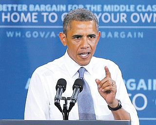 President Barack Obama speaks about housing Tuesday in Phoenix. Obama said he supports a bipartisan effort in the Senate to reform the Fannie Mae and Freddie Mac government-controlled mortgage guarantee giants.