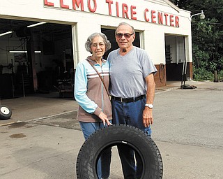 Jo-Ann and Anthony “Sonny” Elmo recently retired from Elmo Tire Center after working for several decades at the Loveland Road business. In 1956, Sonny purchased the shop from his father, and Jo-Ann became the company’s bookkeeper.
