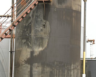 ROBERT K. YOSAY | THE VINDICATOR
D&L’s former Northstar One injection well site in Youngstown has sat unattended for months now. Some of the storage tanks still contain fracking waste to prevent them from blowing over and some members of Youngstown City Council are concerned about the rapidly deteriorating site