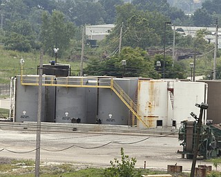 ROBERT K. YOSAY | THE VINDICATOR
D&L’s former Northstar One injection well site in Youngstown has sat unattended for months now. Some of the storage tanks still contain fracking waste to prevent them from blowing over and some members of Youngstown City Council are concerned about the rapidly deteriorating site