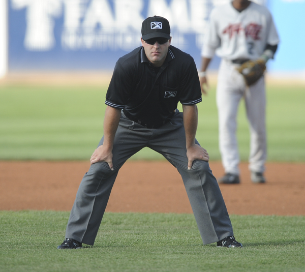 New York Penn League umpire John Mang.