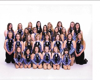 SPECIAL TO THE VINDICATOR
Members of the Northern Strut Twirling Team of Boardman are, kneeling in front from left, Raegan Nappo, Nina Nappo, Madison Svirbly, Megan Bendel, Caylee Catcott and Adele Colonna; second row, Autumn Busse, Grace Economus, Casey Kantaras, Kathryn Rosinski, Karlie Kowal, Rachel Stahl, Maddie Crish and Haleigh Combs; third row, Jenna Benson, Alyssa Thomas, Dina Notareschi, Anngel Benson and Marissa Melillo; and back row, Monica Mattiussi, Shannon Chaffee, Celia Melillo, Madi Zickefoose, Emily Combs, Randi Roof, Maria Katsadas and Cassidy Oyler. Members not pictured are Amanda Bendel, Alyssa Blosser, Emily Garrett, Yiannoula Katsadas, Alison Lockiec and Tara Schuster.