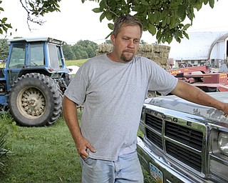 William d LEwis The Vindicator West Farmington farmer Joe Turon talks about the challenges and rewards of farming.