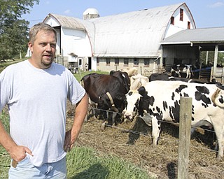 William d LEwis The Vindicator West Farmington farmer Joe Turon talks about the challenges and rewards of farming.