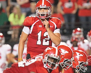 Youngstown State quarterback Kurt Hess (12) and the Penguins will host Morehead State on Saturday.