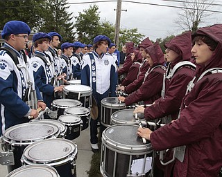  .          ROBERT  K. YOSAY | THE VINDICATOR..Battle of the Percussions .Boardman Spartans at Poland Bulldogs Stadium