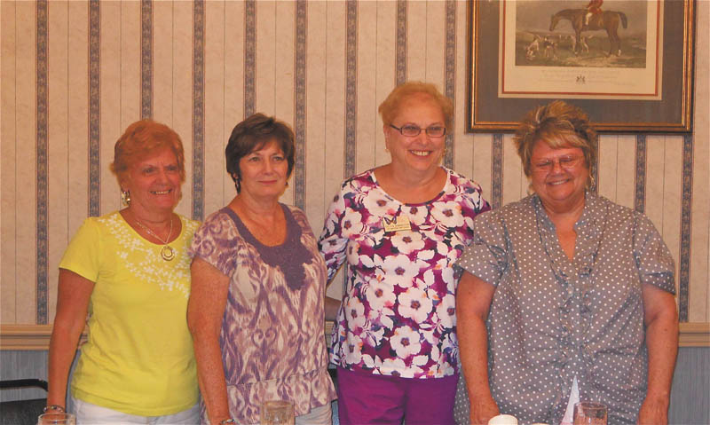 SPECIAL TO THE VINDICATOR
At its August meeting the Tri-County American Business Women’s Association installed officers for the 2013-2014 year. From left are Elena Nigro, vice president; Sharon Pasquale, treasurer; Dolly Sonnenlitter, president; and Kay Meyers, secretary. The chapter is open to all working or retired women. For information or to make reservations for the Oct. 9 meeting, call 330-533-8730.
