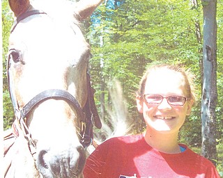 Samantha Toth, 14, had the time of her life this summer at The Flying W Ranch, a horseback riding camp in the Pennsylvania mountains. Sent by her mom, Roseann G. Toth of Austintown.