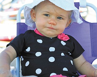 Nina Armeni, daughter of John and Amanda Armeni of Girard, contemplates her day on the beach at Bethany Beach, Del. Taken by Aunt Joyce Buzzacco.