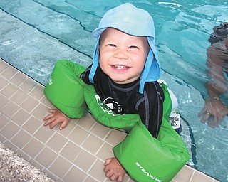 "Always smiling grandson" of Grandma Brenda Fusek, Michael John Fusek, 15 months, is shown while vacationing in Fort Lauderdale, Fla.