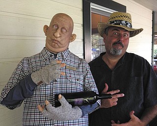 Ray Lukach vacationing at a California winery in Sonoma Valley.