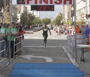. ROBERT K. YOSAY | THE VINDICATOR..And the Mens winner is.... from Kenya..The 39th Annual Peace Race - with over 2000 runners on a beautiful October day