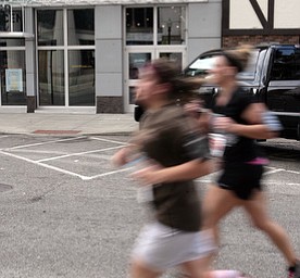 . ROBERT K. YOSAY | THE VINDICATOR..oh wow.. as runners blaze by..The 39th Annual Peace Race - with over 2000 runners on a beautiful October day