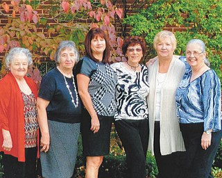SPECIAL TO THE VINDICATOR: 
Committee members planning the Serbian Sisters’ upcoming Night in Belgrade on Nov. 2 at the Serbian Memorial Hall are, from left, Christine Tepsich and Ann Milkovich, co-chairs; Nikki Martin, refreshment chair; Mickie Stankich, president and food chair; Barbara Rogich, ad book chair; and Phyllis Kulics, tickets chair.