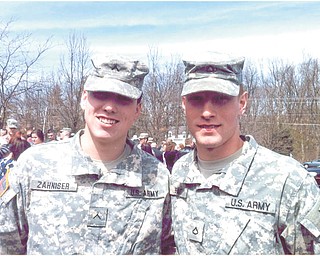 Kyle Zahniser (left) and Brant
PRG 6-9
APO AE 09354-3005