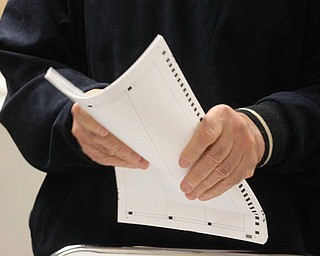 Voters in the Mahoning Valley will go to the polls today to cast paper ballots on a variety of races and issues.