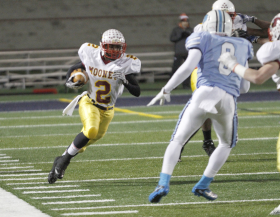  .          ROBERT  K. YOSAY | THE VINDICATOR..Cardinal Mooney Cardinals vs Cleveland Benedictine Bengals in Solon.....-30-