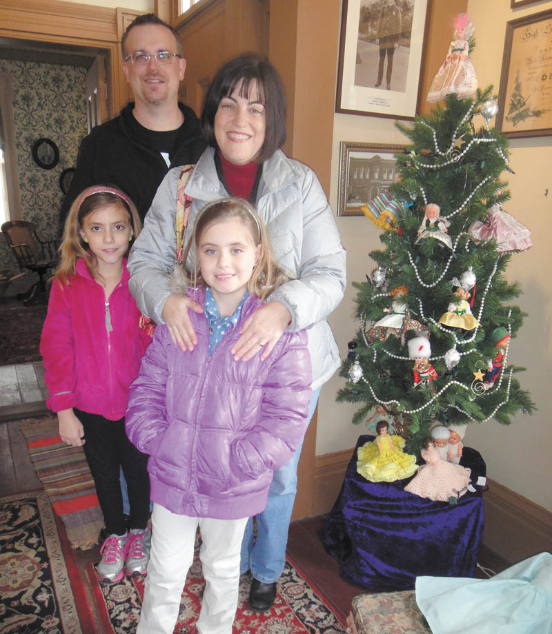 The Giffords, from left to right, Lauren, Mike, Natalie and Alison, visit the Barnhisel House in Girard. The Girard Historical Society operates the house and will host a Christmas Open House with refreshments, music and an estate decorated with many trees. This year’s theme, A Beary, Dolly Christmas, features a variety of bears and dolls. Open houses begin Saturday and Sunday and run every weekend from 1 to 5 p.m. until Dec. 15. Donations are $5 for adults, $4 for seniors and $2 for children. Barnhisel House is at 1011 N. State St. Girard. For information call 330-545-6162 or 330-545-6559.


SPECIAL TO THE VINDICATOR