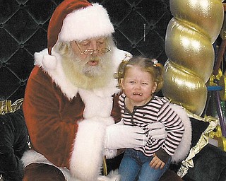 Leann Exley of Pulaski, Pa., sent this picture of her neighbor's granddaughter Sophia Marie Russo, 2, taken Dec. 9, 2009. She is the daughter of Anthony and Amanda Russo, who are currently stationed in Guam. Anthony is in the U.S. Air Force. She is the granddaughter of Melvin and Vickie Courson of Pulaski.