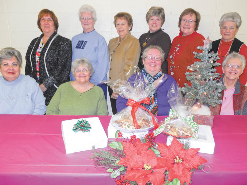 SPECIAL TO THE VINDICATOR
Calvary United Methodist Church, 12062 South Ave., North Lima, will host its annual Christmas cookie sale from 10 to 11:30 a.m. Dec. 14. A large variety of homemade cookies will be packaged and sold by the box and tray. Those involved with the project are, front row, from left, Cindy Wessel, the Rev. Renee Miggett, Pat Zimmerman and Hazel Dudash; and in the back row, Debbie Repasky, Marion Coombs, Charlotte Evankovich, Debbie Martin, Carmen Williams and Betty Oliver. For information call the church at 330-549-2588.

