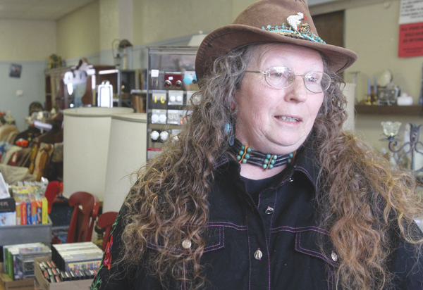 Robin Scott, owner of Robin’s Junk Emporium on South Bridge Street in Struthers, has been in business for more than 10 years.