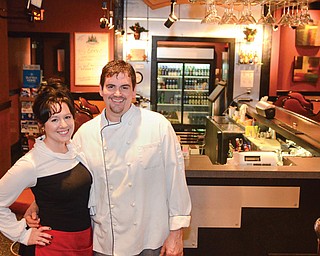 Owners Christopher and Shauna Bonacci recently opened Christopher’s Downtown restaurant in the City Centre One building.