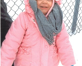 This picture was taken on a family outing Nov. 30, 2013, at Columbiana Firestone Park. Kara Lynn had been sled riding and didn't want to quit. Submitted by her great-grandma, Joanie Ready.