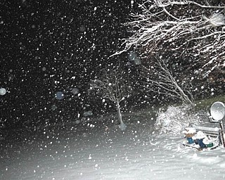 John Sbandi sent proof of the snowfall from Feb. 2, 2010.