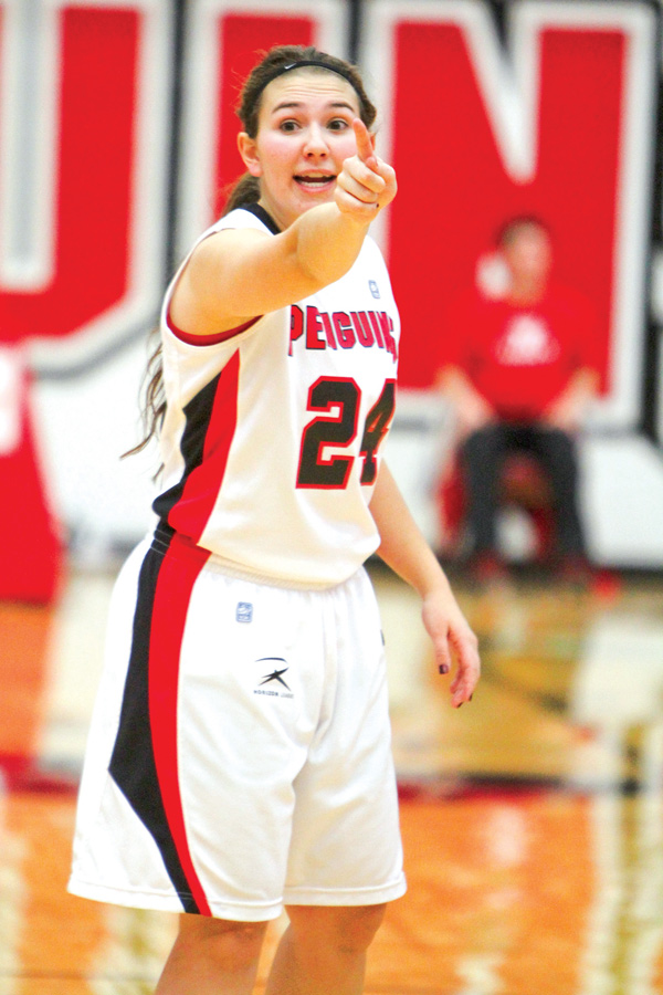 After missing the first month of the season with a foot injury, YSU senior guard Monica Touvelle has helped spark
the Penguins to an 8-3 record over the last 11 games, including 5-0 in the Horizon League.