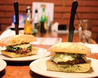 The Y-Town burgers at Barry Dyngles in Austintown.