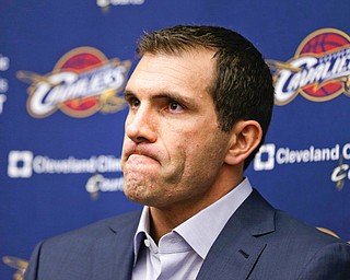 The Cleveland Cavaliers fired general manager Chris Grant on Thursday. The Cavaliers are 16-33 this season and were 80-199 on Grant’s watch despite the 2011 selection of former Duke point guard Kyrie Irving, right, in 2011.