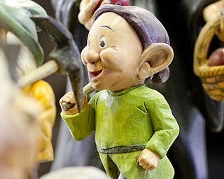 A close-up of one of Kitchokoff ’s carvings.