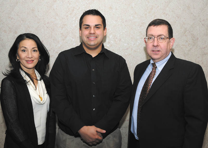 SPECIAL TO THE VINDICATOR
Three people will receive honors during the American Cancer Society’s Cattle Baron’s Ball on March 15. From left, cancer survivors Anita Lin and Jared Brauer will be recognized along with Dr. Robert Marx, a surgeon at ValleyCare Northside Medical Center.
