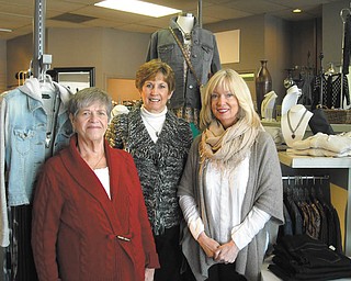 SPECIAL TO THE VINDICATOR
The Garden Forum of Youngstown is preparing for its annual spring meeting April 5 at the Davis Center. From left are Mary Schall, president of Garden Forum; JoAnn Vlacancich, third vice president and member of Garden Gate Garden Club of Poland, the hostess club; and Suzanne Kessler, owner of Suzanne’s.