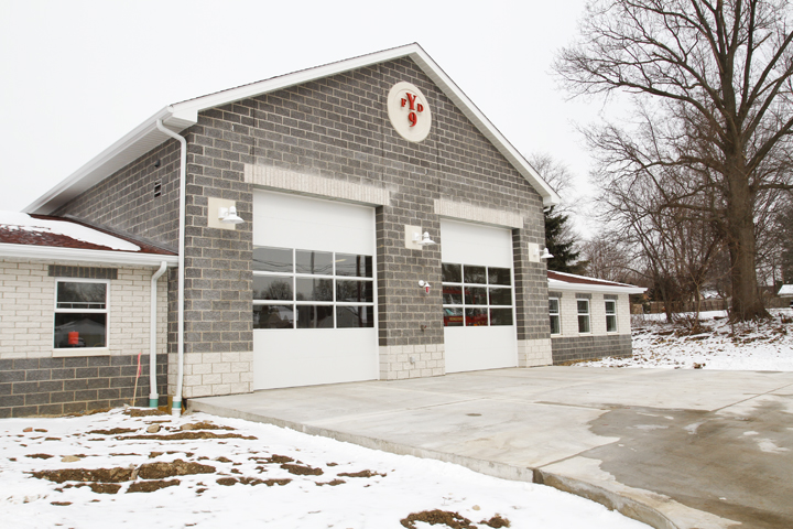        ROBERT K. YOSAY  | THE VINDICATOR..YFD  #9..YFD newest station on Midlothian- has two bays - living area - dorm area - bathrooms with showers - .