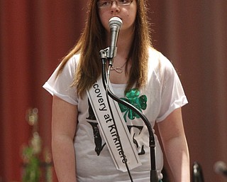  .          ROBERT  K. YOSAY | THE VINDICATOR..Annabelle Day outspelled 50 other Mahoning Valley middle and elementary school students to earn the title Grand Champion in SaturdayÕs 81st Vindicator Regional Spelling Bee..She correctly spelled ÒyesteryearÓ to capture the win..Annabelle, 12, of Boardman, a seventh-grader at Willow Creek Learning Center in Boardman, was competing for the first time this year.t...-30-
