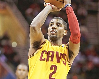 Cavaliers guard Kyrie Irving will miss at least two weeks after sustaining a biceps injury in Sunday’s game against the Clippers.