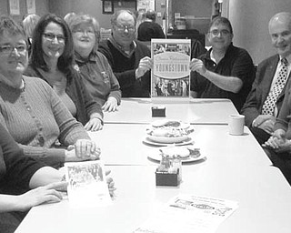SPECIAL TO THE VINDICATOR
Those involved in preparing for Memorable Meals Mahoning Valley are, from left, Leann Rich, Mahoning Valley Historical Society education/external relations manager; Cynthia Beckes O’Connor, Melting Pot Memories blogger/writer/historian; Elsa Higby, Grow Youngstown founder/director; Shelly Covert, Mahoning County Soil & Water Conservation district; Tom Welsh, author/historian; Jack Kravitz, Kravitz Deli owner and Grow Youngstown board member; Dr. William Cleary, MVHS board president; Cheryl Lewis, MVHS campaign director; and Elayne Bozick, Eranco business broker, Grow Youngstown board president and MVHS board member.