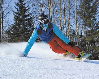 Adam Knight of Poland is really leaning into his fun in the snow. Submitted by Linda Knight.