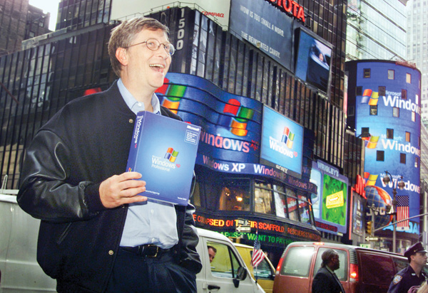 Photos | Vindy Archives – Microsoft Chairman Bill Gates Stands In New ...