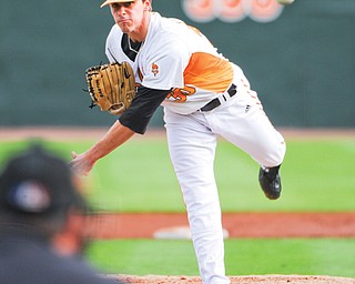 Austintown Fitch graduate Steven Gruver pitches for the University of Tennessee. Gruver is a pitcher for a Minnesota Twins’ Class A team in Fort Myers, Fla.