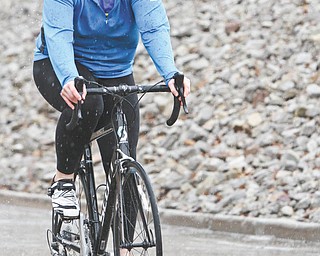 William D. Lewis | The Vindicator — YSU student Elli Stevens is preparing for a 70-day, 4,000-mile bicycle trip. She will depart June 1 from Baltimore and is scheduled to arrive in Seattle on Aug. 9. 