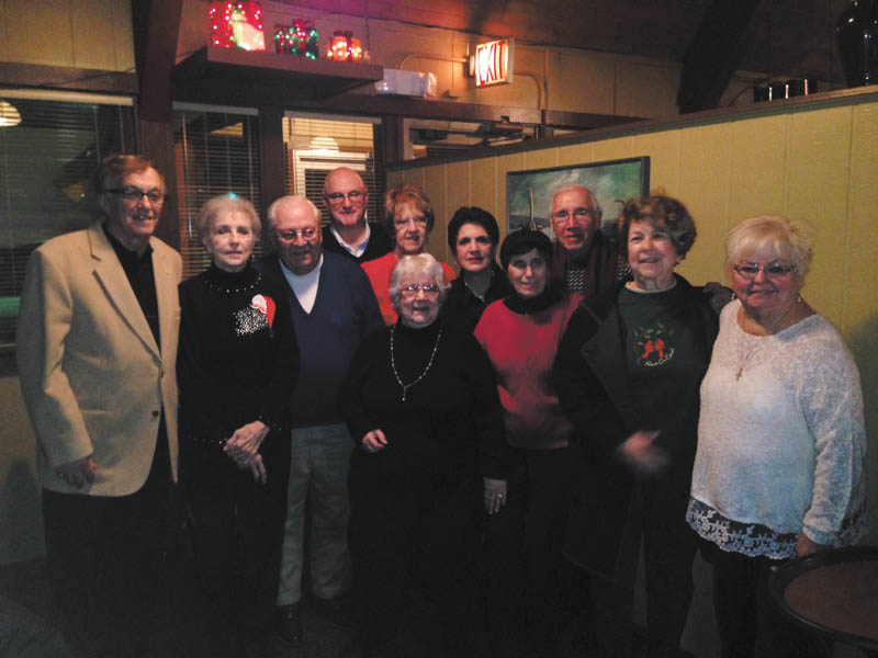 SPECIAL TO THE VINDICATOR
Some of the committee members working on this year’s Brier Hill Scholarship Dinner Dance Reunion follow, from left to right: Anthony Julian, Isabel Mancini, Joe Rebraca, Bob and Cathy Rimedio, Dolly Rebraca, Carol Righetti, Carrie and Tom Ramos, Mary Kanotz and Joan Julian. Other committee members are Ray and Ruth Greco, and Frank Righetti.