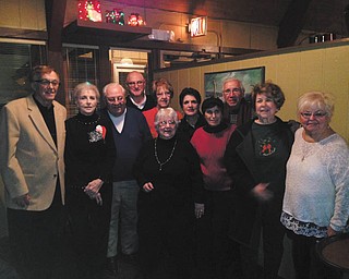 SPECIAL TO THE VINDICATOR
Some of the committee members working on this year’s Brier Hill Scholarship Dinner Dance Reunion follow, from left to right: Anthony Julian, Isabel Mancini, Joe Rebraca, Bob and Cathy Rimedio, Dolly Rebraca, Carol Righetti, Carrie and Tom Ramos, Mary Kanotz and Joan Julian. Other committee members are Ray and Ruth Greco, and Frank Righetti.