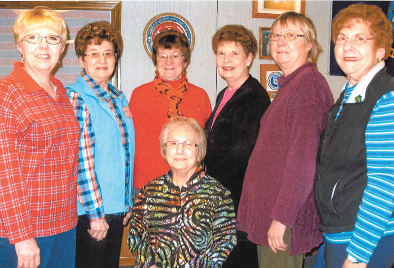 SPECIAL TO THE VINDICATOR
The Girard Herb Society is offering the Rayne Brubaker Memorial Award of $500 to a senior who is planning to attend a university, community college or technical school. The student must have a grade point average of 3.0 to 3.85 and must be nominated by a guidance counselor or teacher. Society officers are, seated, Mary Mihalick, secretary at large; and standing, from left, Linda Sipusic, program; JoAnne Stringer, vice president; Doris Mathews, president; Cindy Baringer, treasurer; Carol Sipusic, secretary; and Pat Tarajack, education. For information contact Jean Hafely at 330-534-7887.