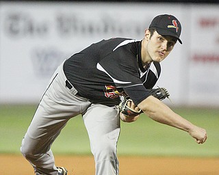 Canfield’s Jimmy Leone pitched a complete game and allowed only one hit and one walk Thursday against Howland at Eastwood Field, but the Cardinals came up short, losing 2-1 to the Tigers.