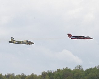 Katie Rickman | The Vindicator.Red Star and the Dragon fly low to the ground during Thunder Over the Valley May 17, 2014.