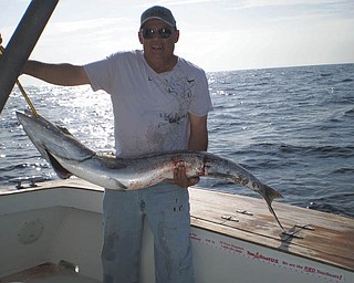 Pete Zatvarnicky of Youngstown caught a 52-inch 45 pound barracuda in Wilmington, NC.
