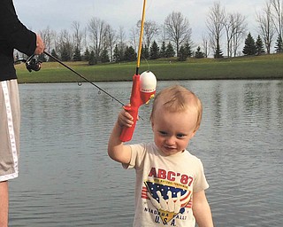 This little guy is Finnegan Gable of Poland, sent by his grandmother, Marsha Karzmer.